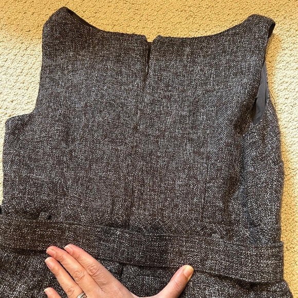 NWOT Banana Republic Factory Brown Tweed Sheath Dress - Picture 5 of 7